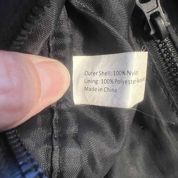 BEIS The Sport Pack Fanny Pack Black Belt Bag Crossbody Purse Hiking Patch - Picture 7 of 10